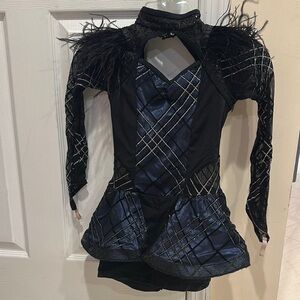 Weissman Black and Blue Kids Dance Costume